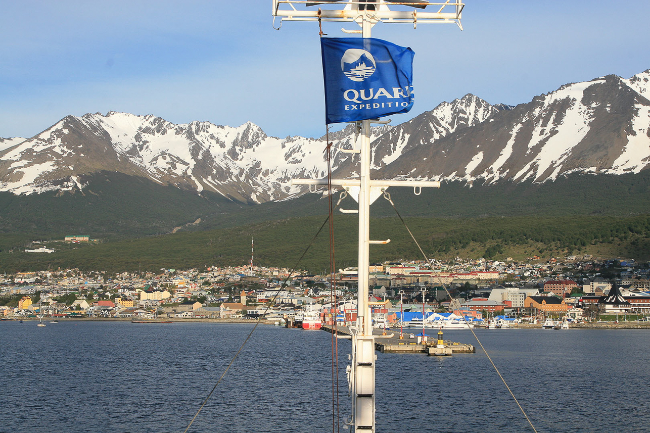 Ankommer Ushuaia, sydspetsen på Eldslandet