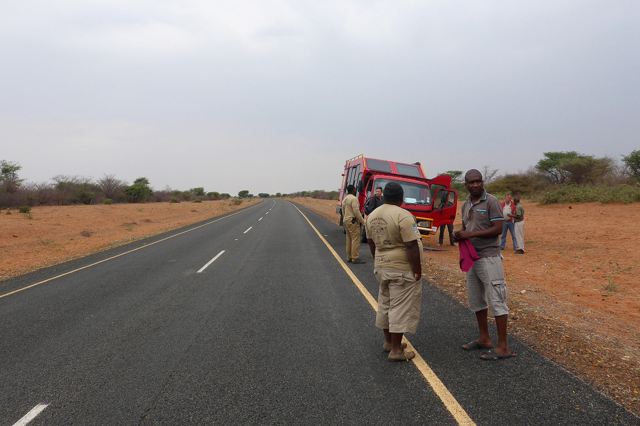 Good rood 1100 km Johannesburg - Maun