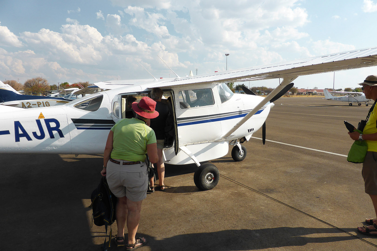 Flight tour over Okavango delta