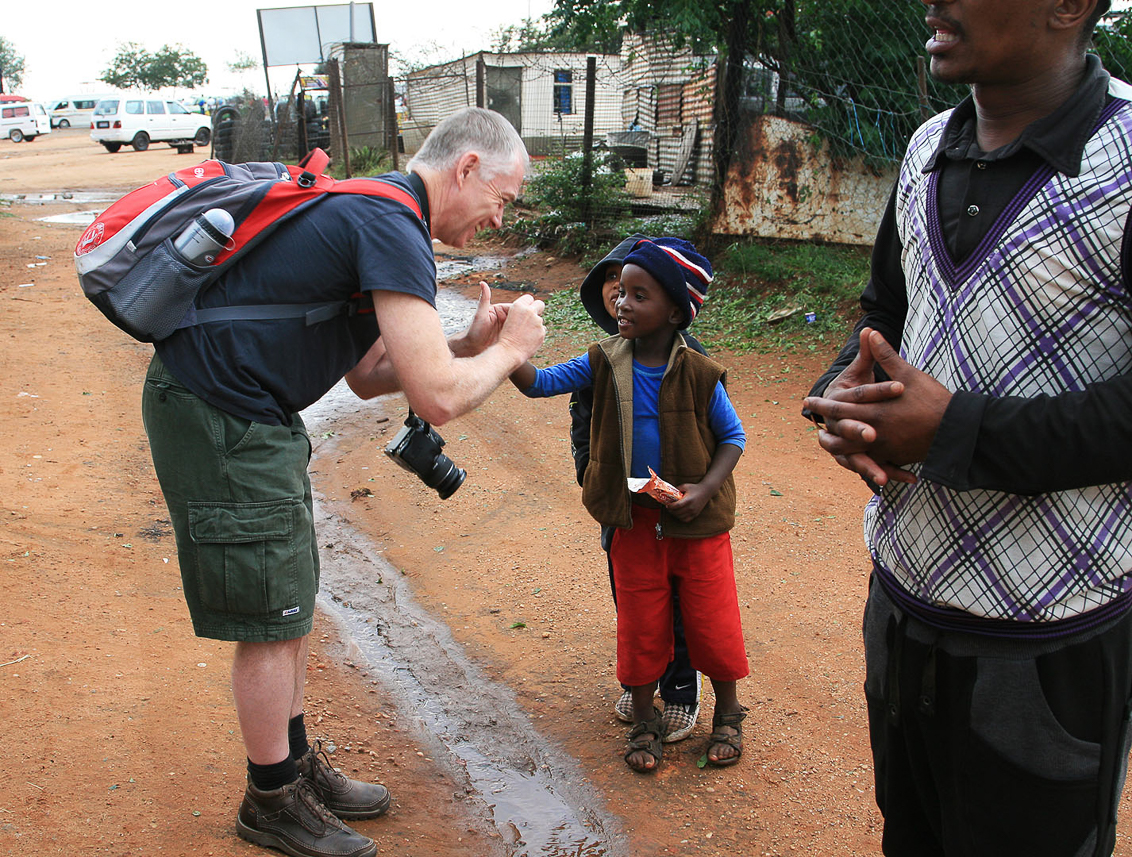 The children learn many of the South African languages to communicate with each other