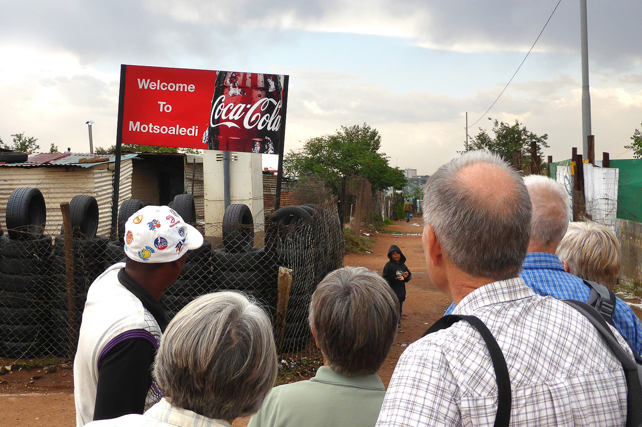 Visit to Motsoaledi township in Johannesburg