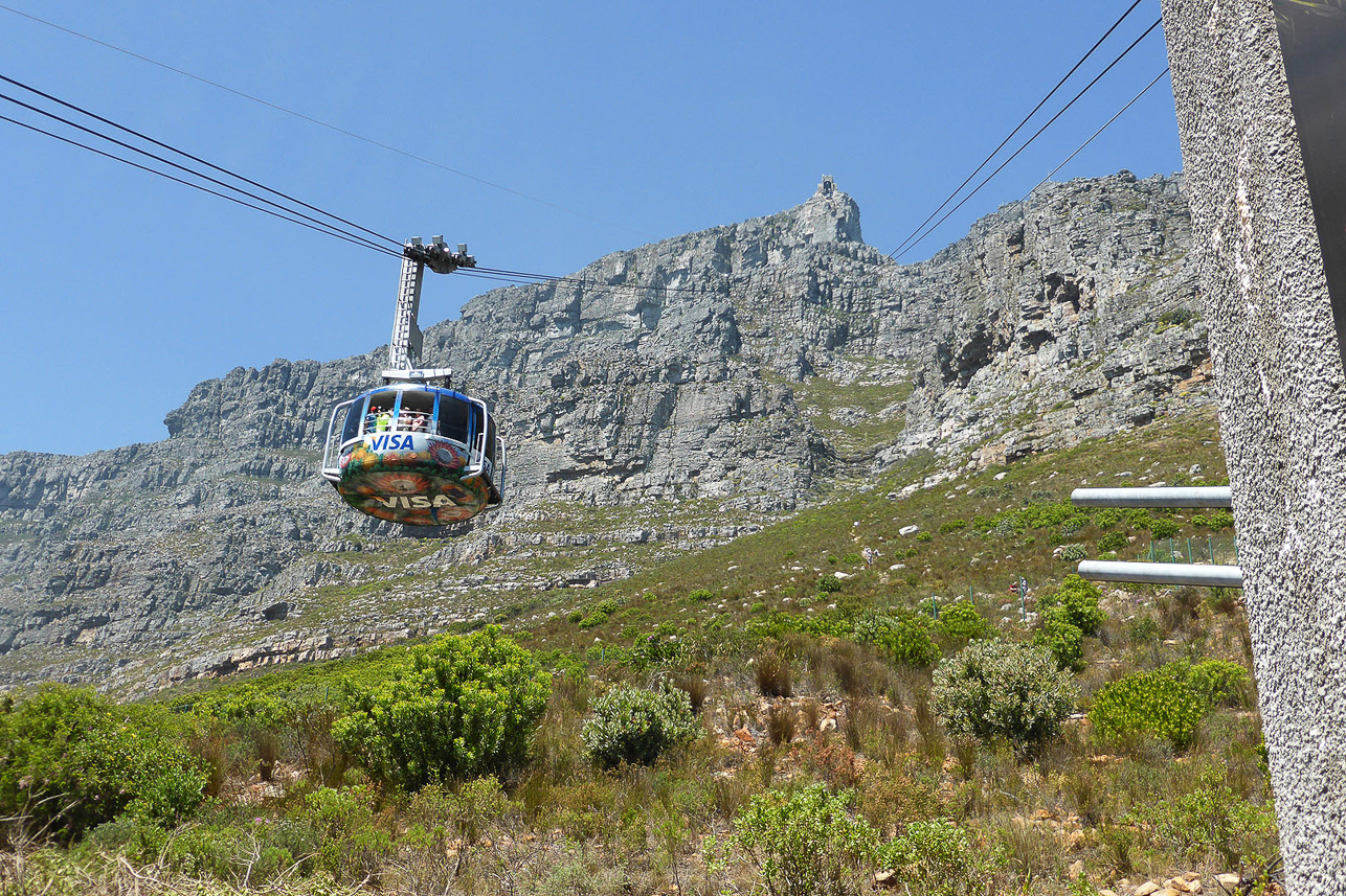 Table mountain cableway