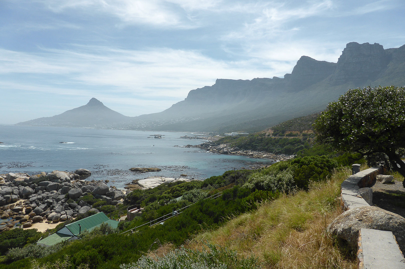 Following the western coastline