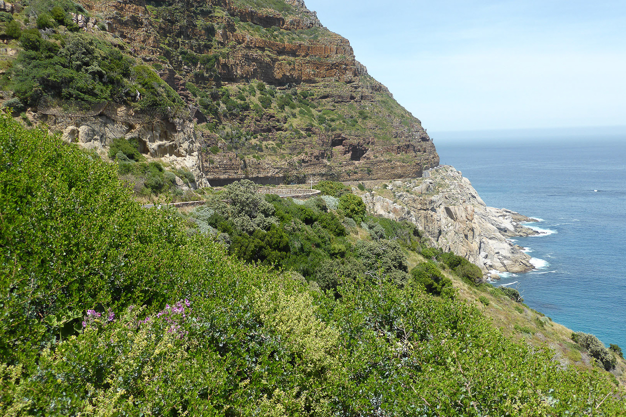 Following the western coastline