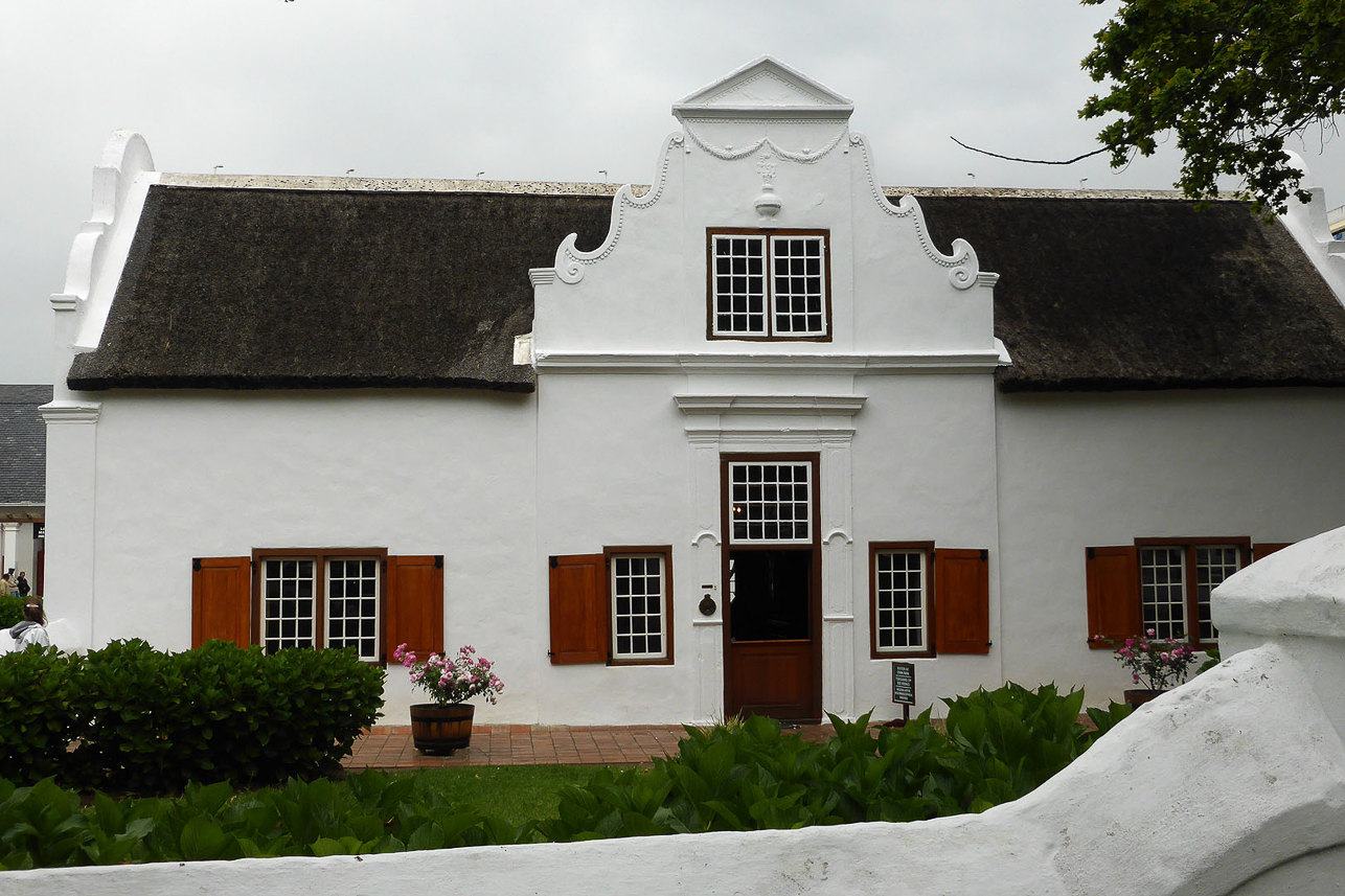 Stellenbosch with old houses