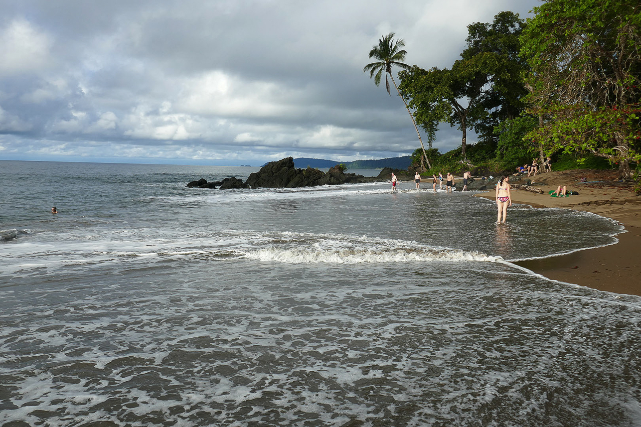 Sheltered bay for swimming