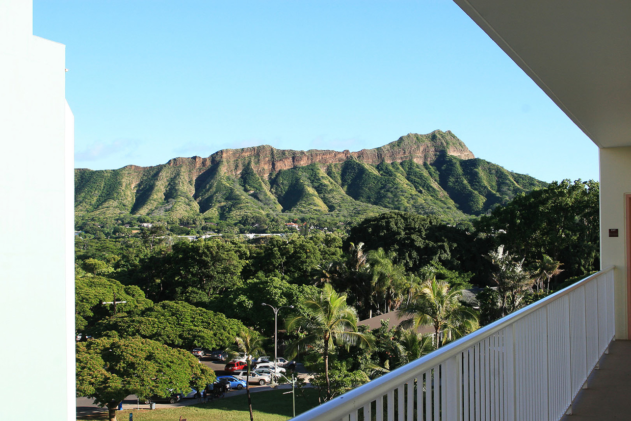 Diamond Head from our hotel