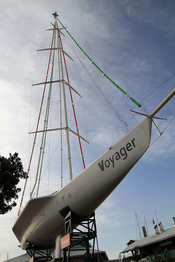 Auckland harbour, influenced by America's Cup 2003