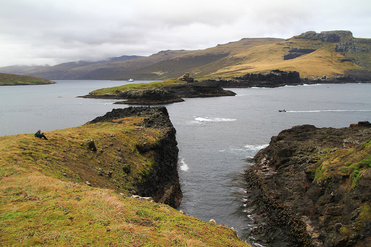 View towards Carnley Harbour and Adams Island