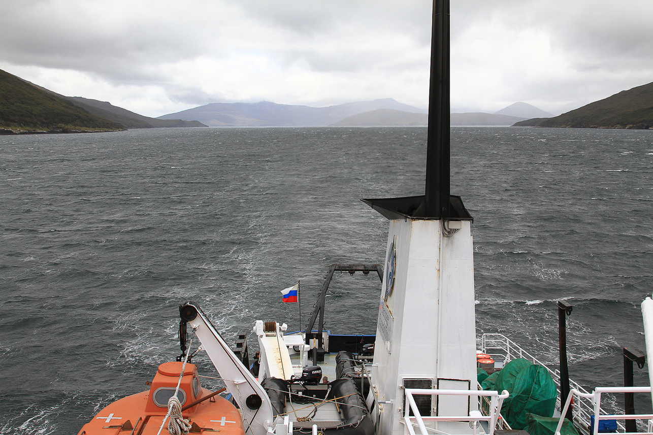 Leaving Auckland Islands