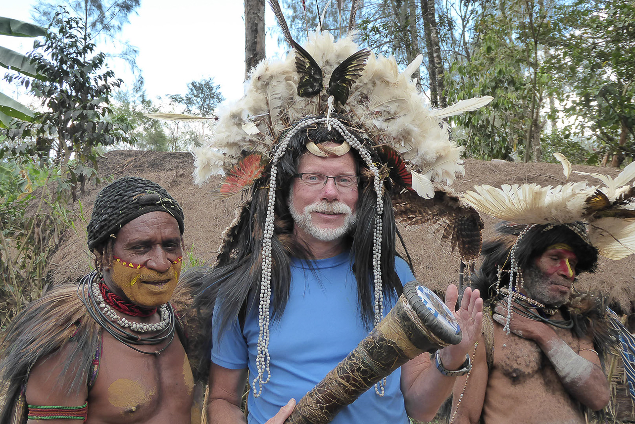 Mats with nice feather hat