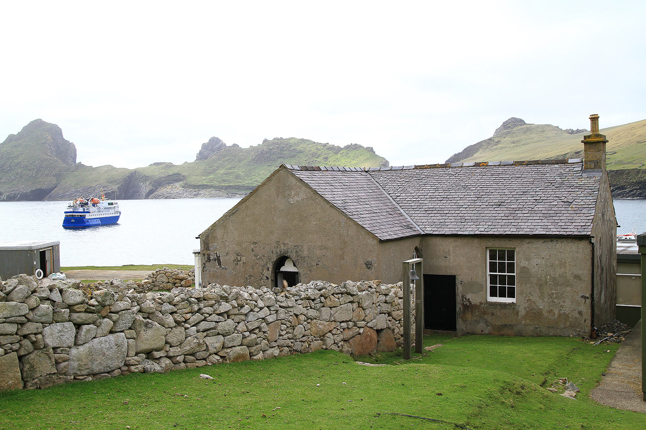 The church (from the 1830s) on St Kilda