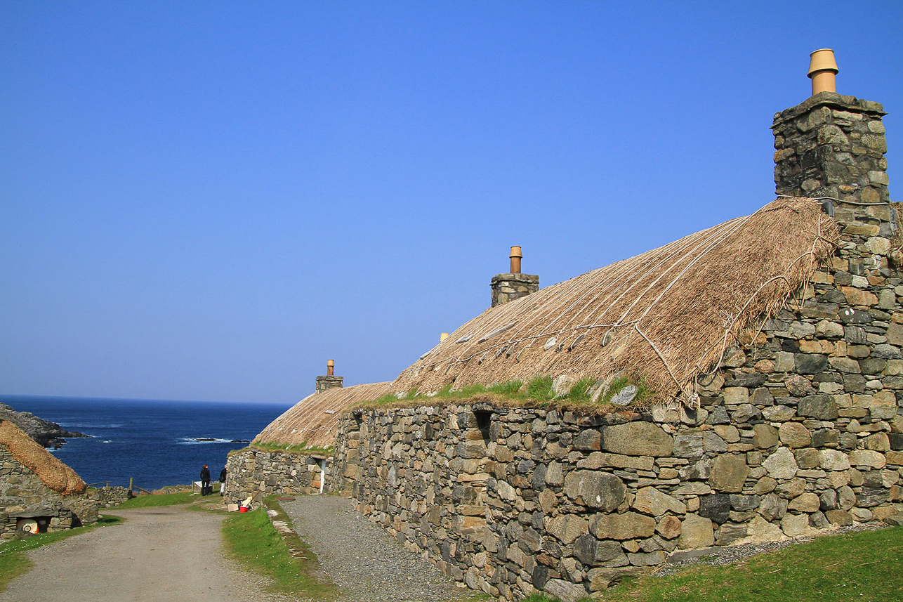 Blackhouse village at Garenin