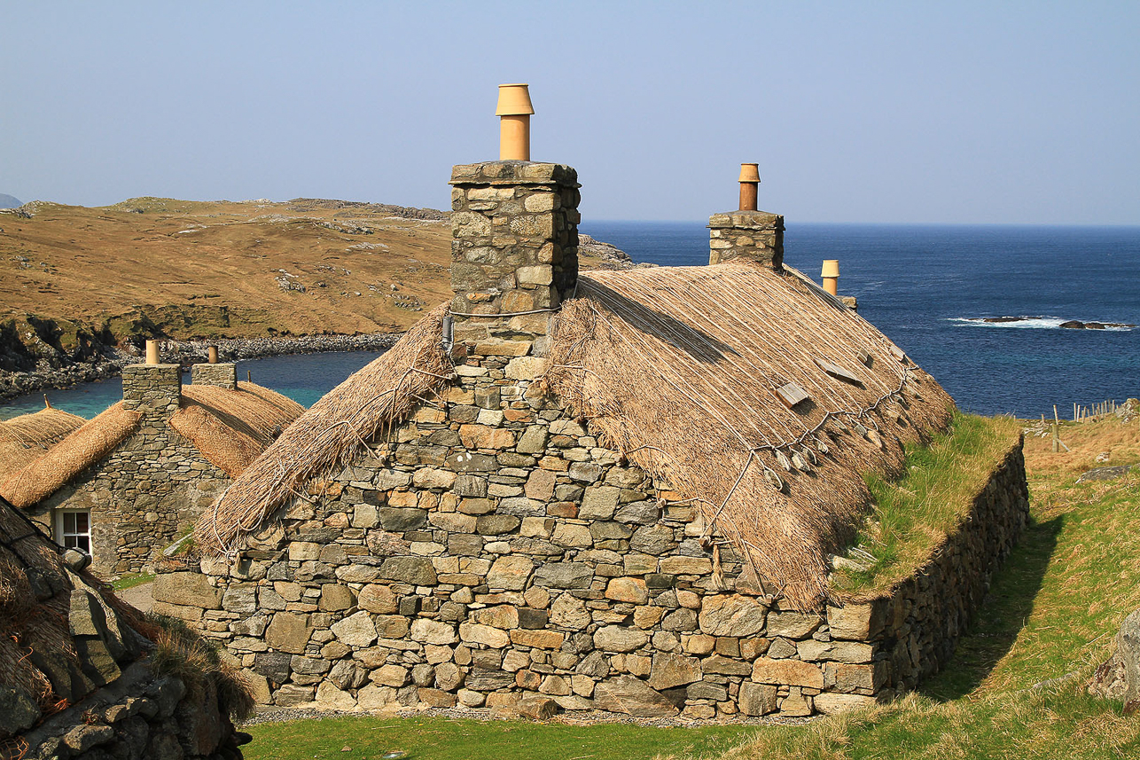 Blackhouse village at Garenin