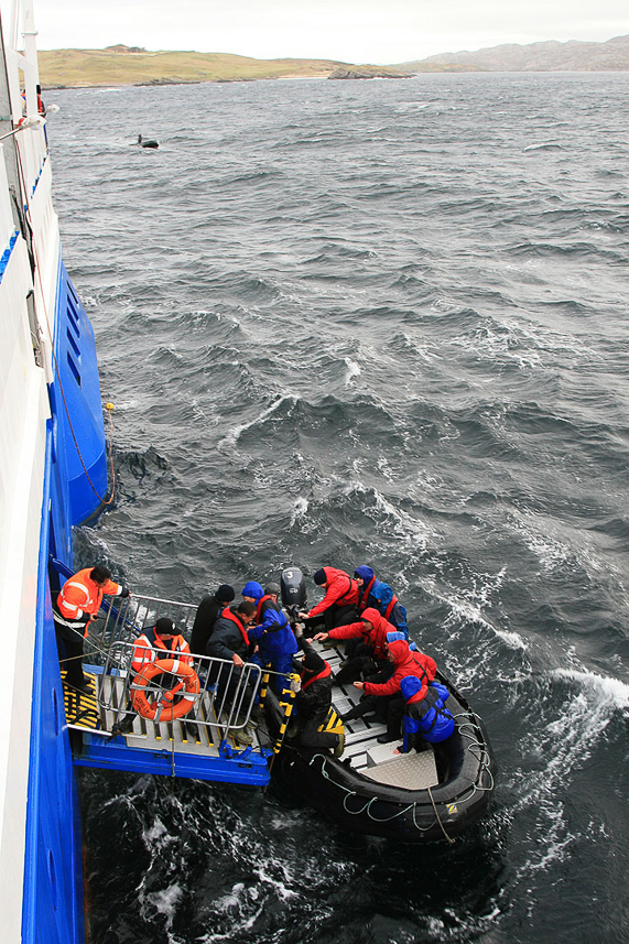 Boarding in windy weather