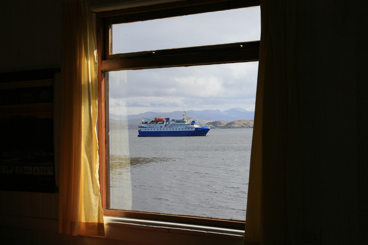 View from Tanera Mòr post office