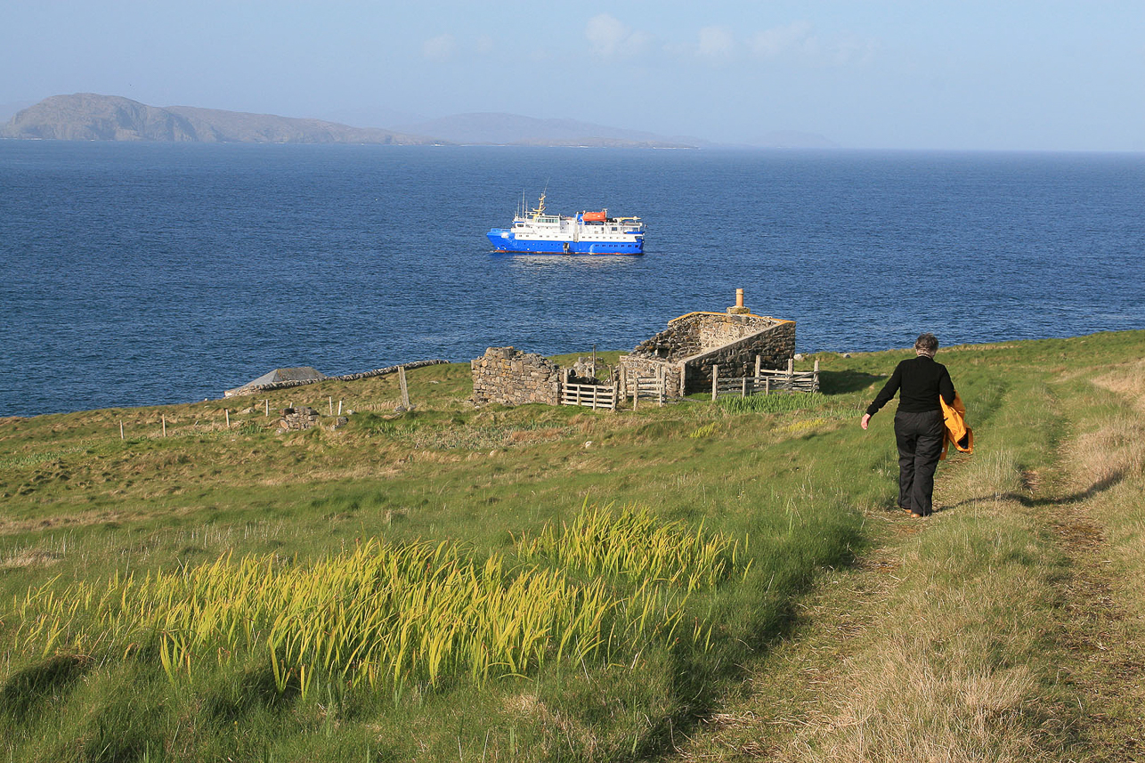 Old buildings at Berneray