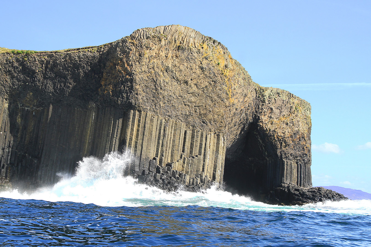 Staffa with Fingal's cave