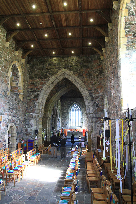 Inside the Iona Abbey