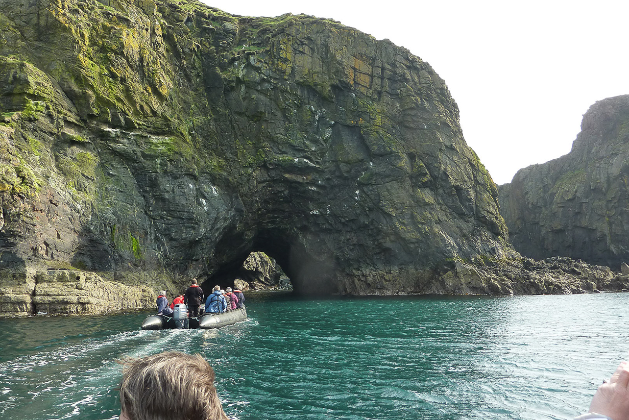 Caves at Shiant Island