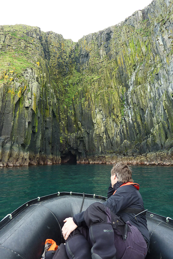 Cave at Shiant Island