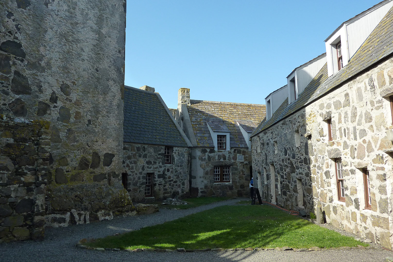 Courtyard of Kisimul castle