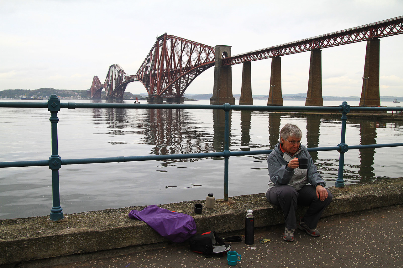 Coffee at Forth Rail Bridge