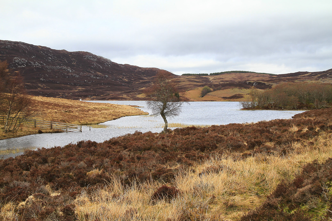 Loch Tarff water reservoire above Loch Ness