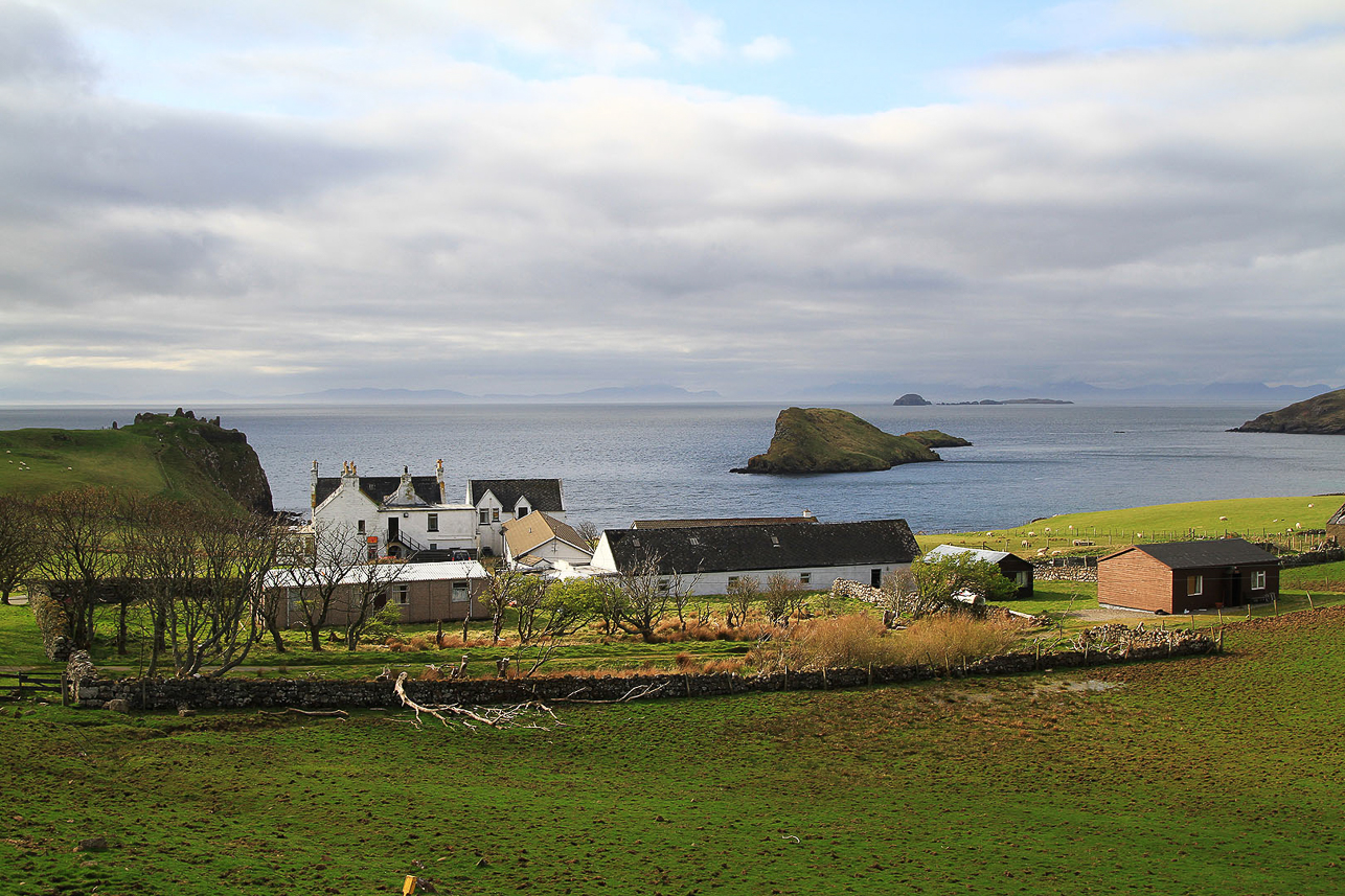 Dunthulm on Trotternish peninsula, northern end of Isle of Skye