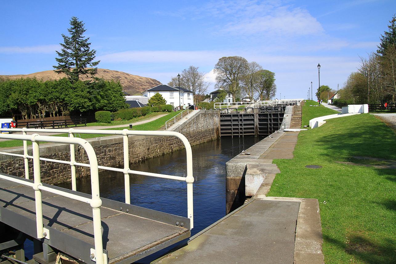 Fort William, locks in Caledonian Canal