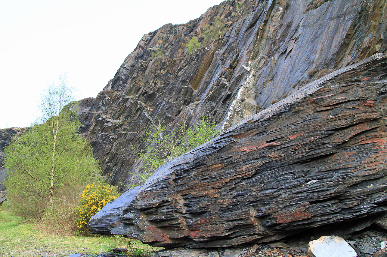 Old slate quarry