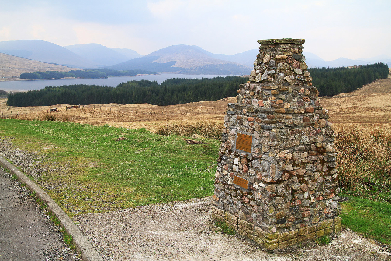 Munro monument, Loch Tulla