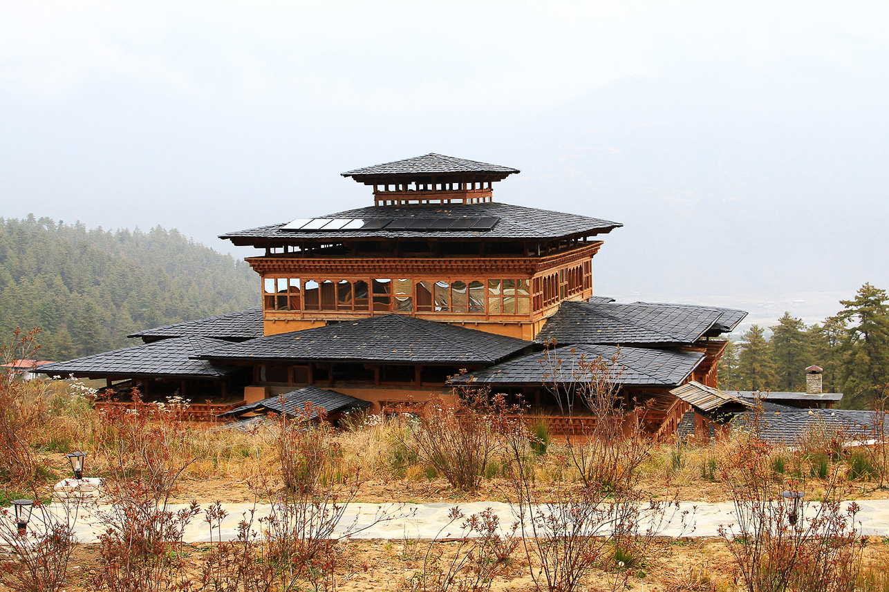 Our hotel outside Paro.