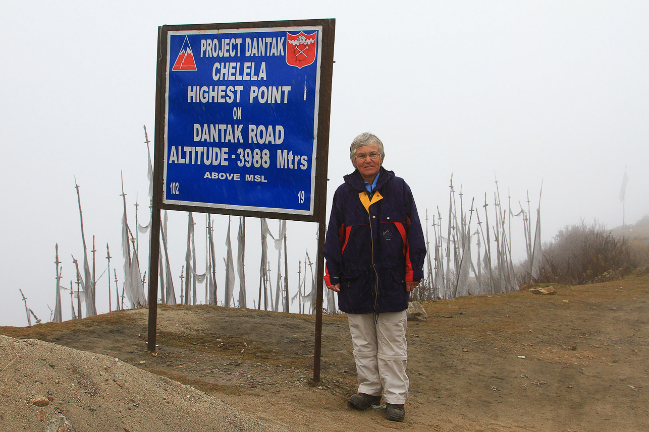 Visiting Chelela pass, on the road to Sikkim, but no view due to clouds.