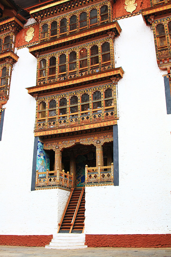 Inside Punakha monastery.