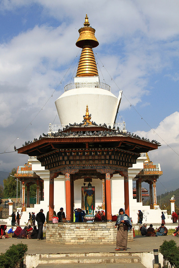 The Memorial Chorten in Thimpu.