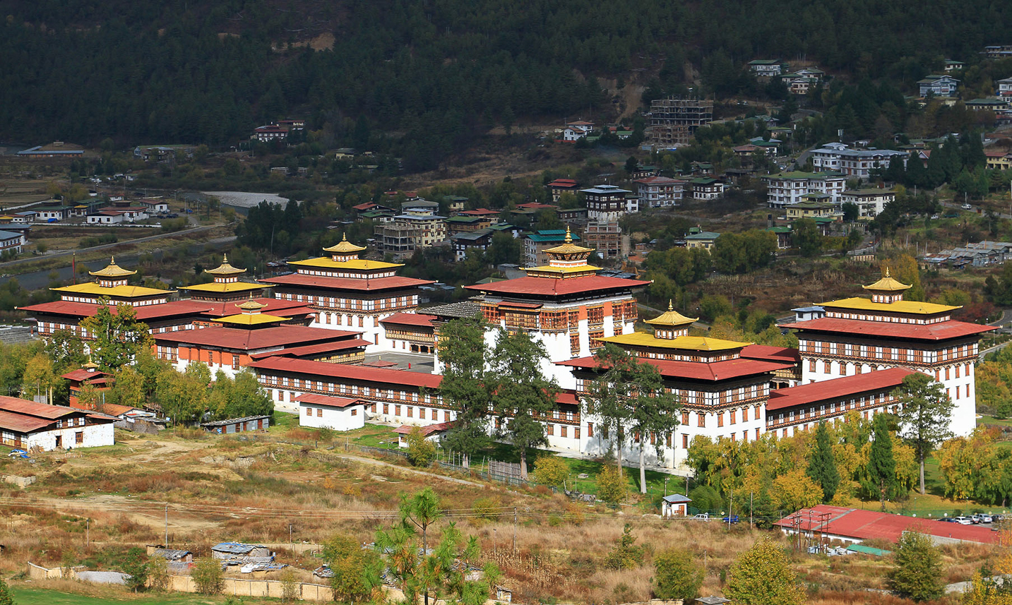 Tashichho Dzong in Thimpu.