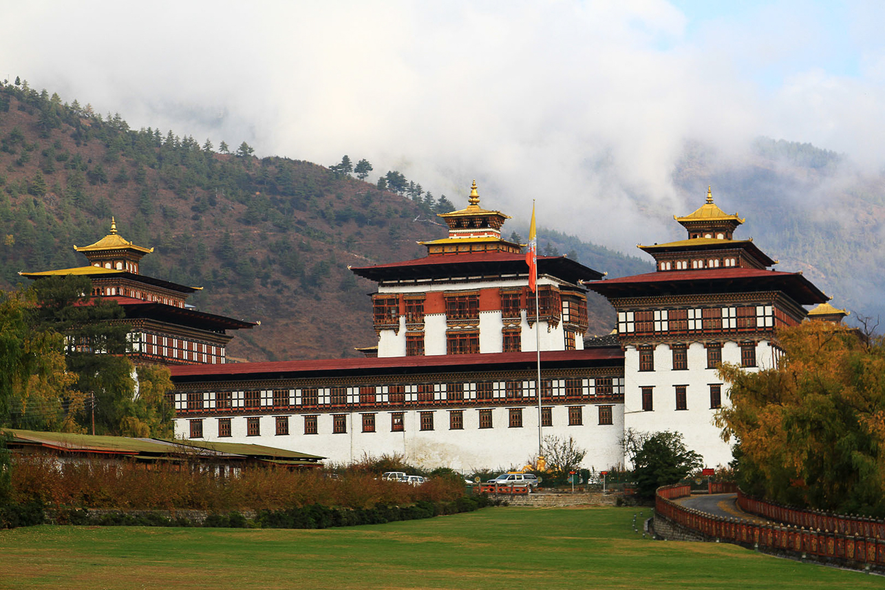 Tashichho Dzong in Thimpu.