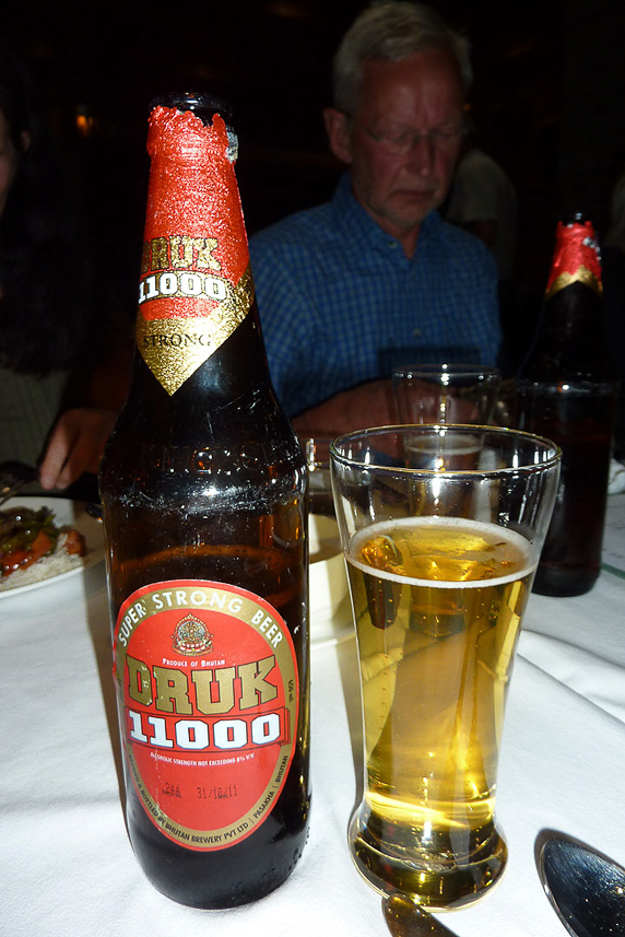 Bhutanese beer.