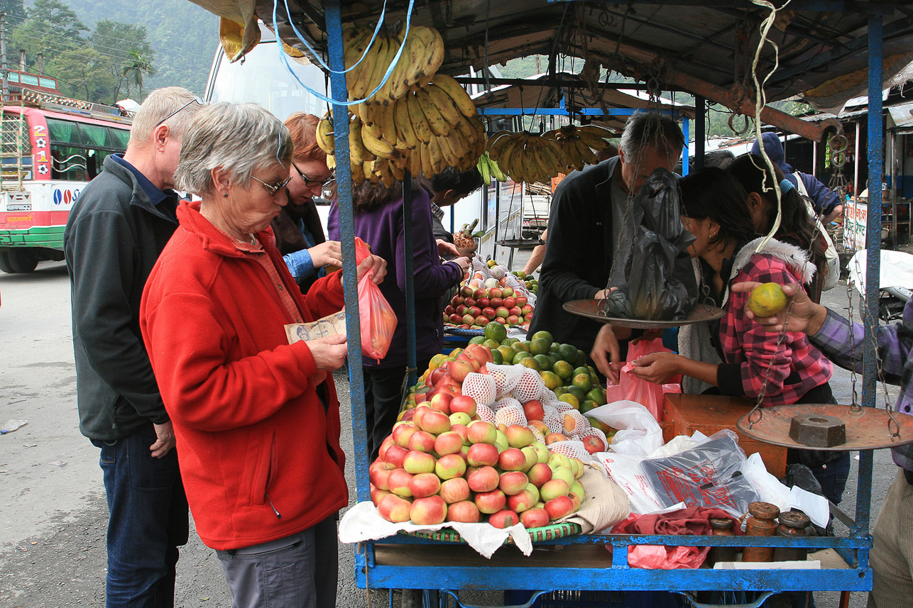 Fruit market.