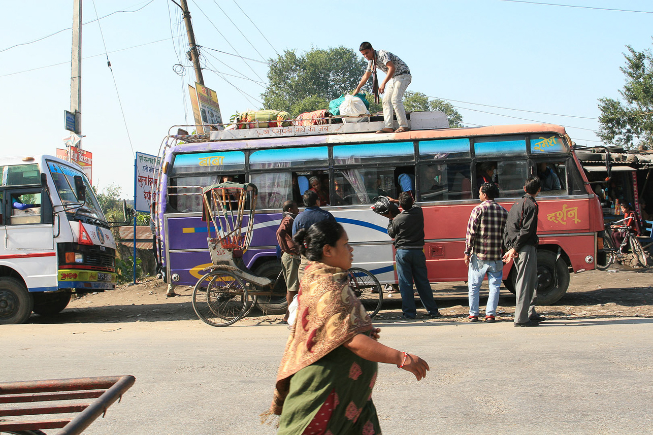 City of Naryangarh, close to Chitwan national park.