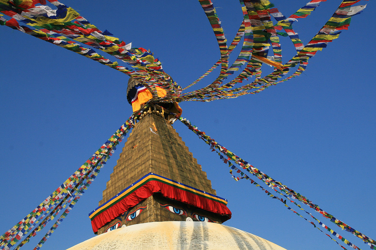 Boudhanath stupa.