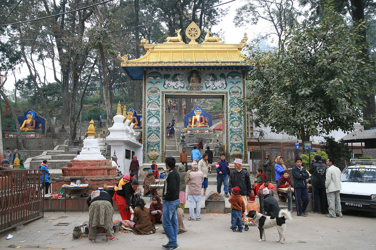 Monkey temple (Swayambhunath).