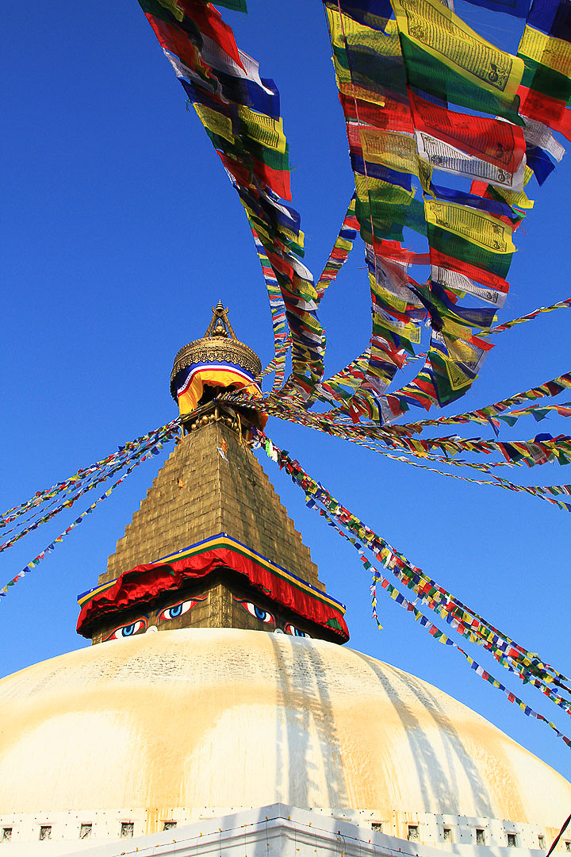 Boudhanath stupa.