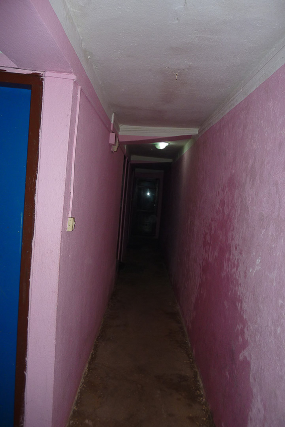 The corridor outside our rooms.