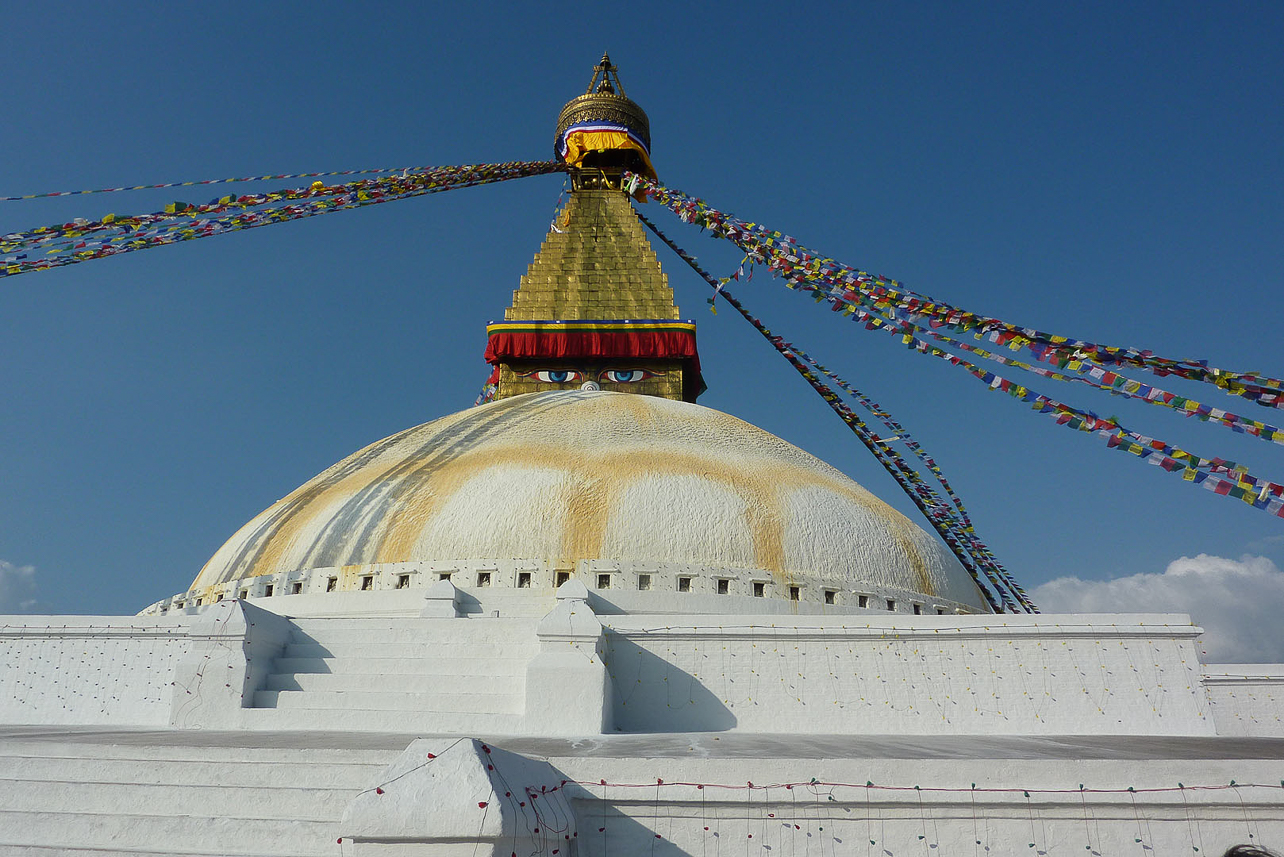 Boudhanath stupa.