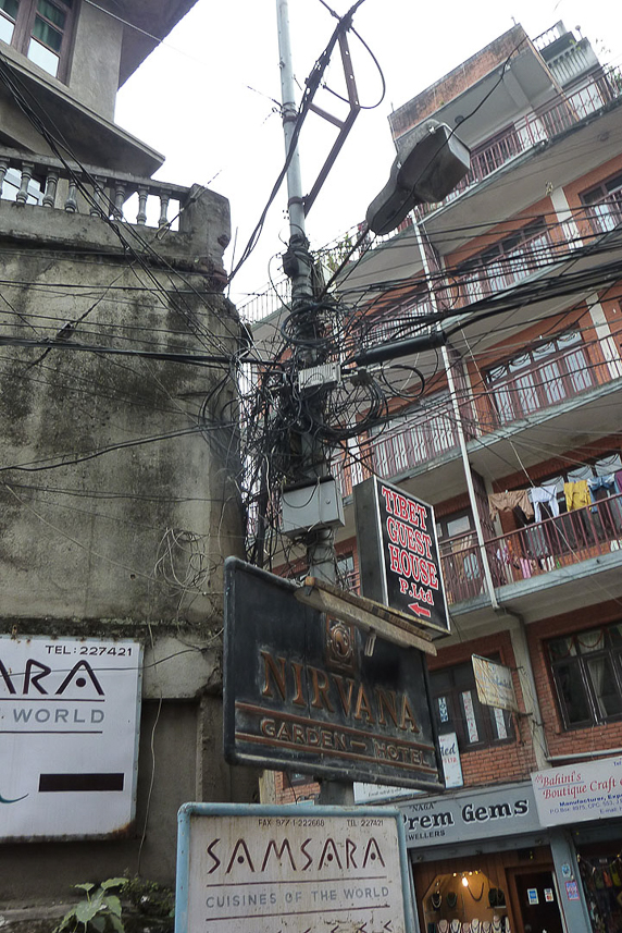 Electricity in Kathmandu.