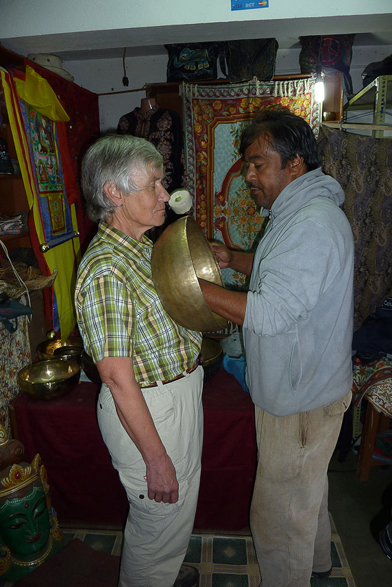 Singing bowl therapy.