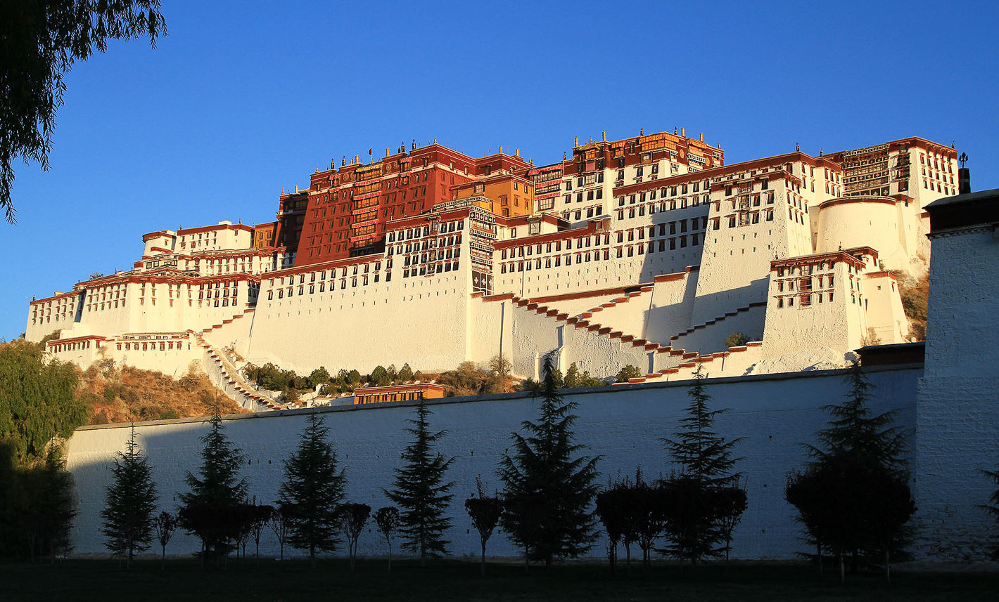 Potala Palace at sunrise.