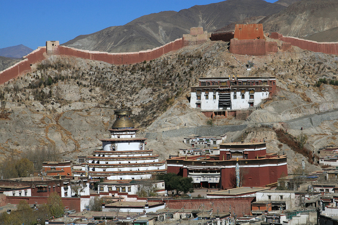 Gyantse monastery from the 15th century.